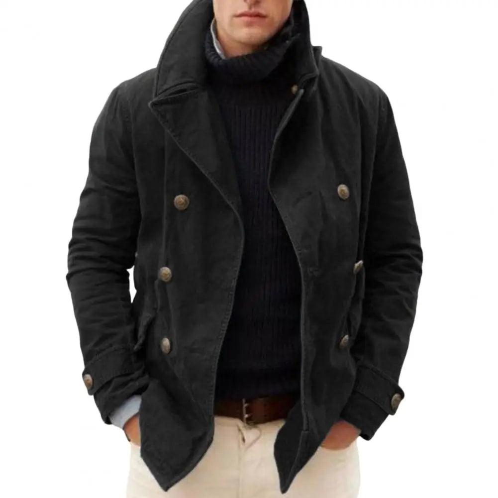 Shaun – Manteau Long Imperméable d'Hiver pour Hommes