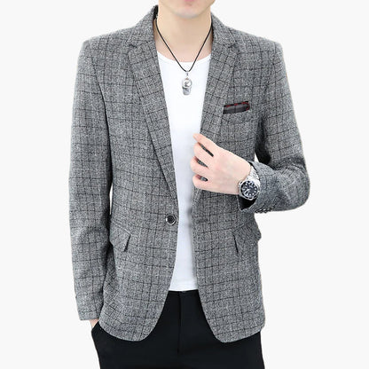 Blazer décontracté homme style urbain élégant pour toutes occasions