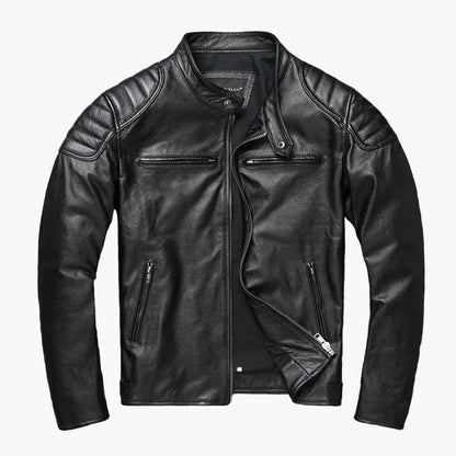 Veste motard ajustée pour homme style urbain tendance