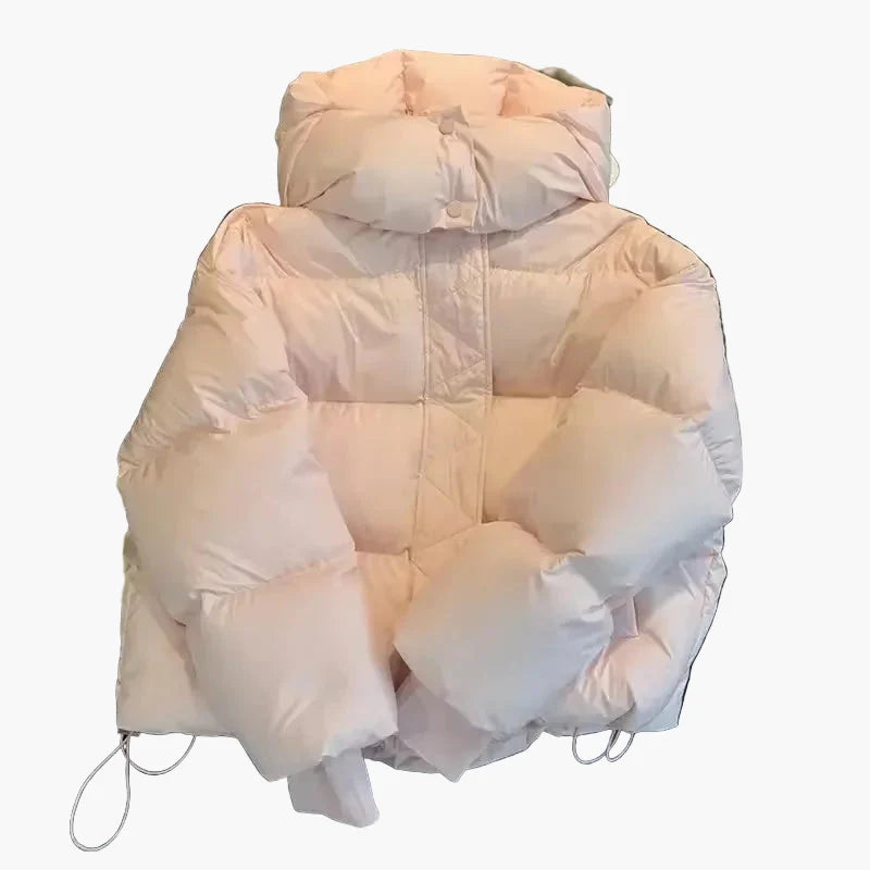 Doudoune épaisse à capuche pour femme style décontracté hiver