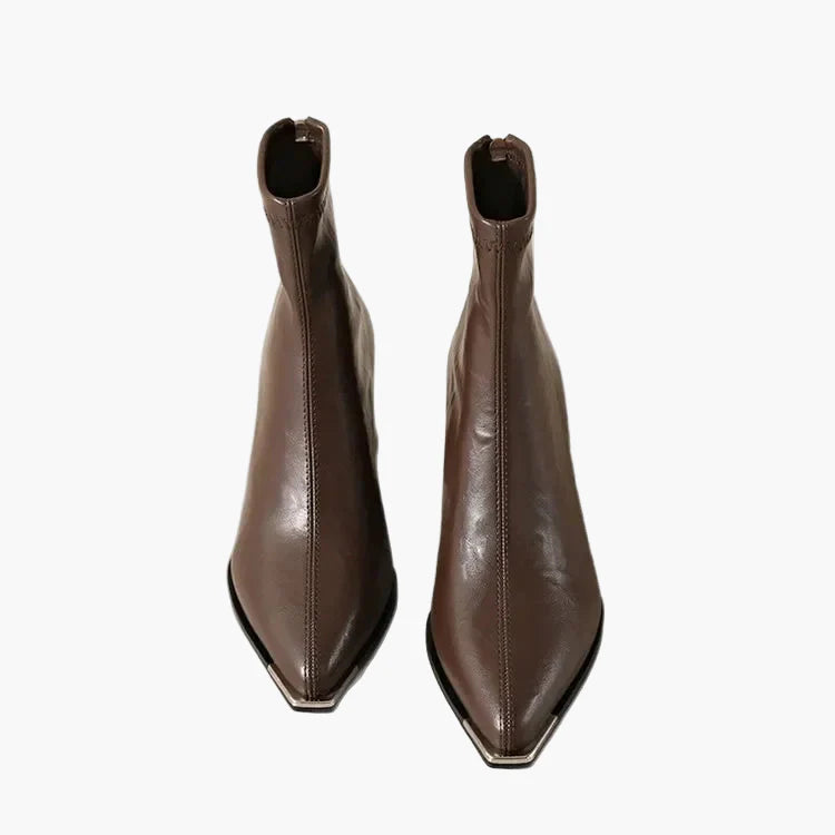 Bottes à talons carrés élégantes pour femme style automne hiver – Mode urbaine chic