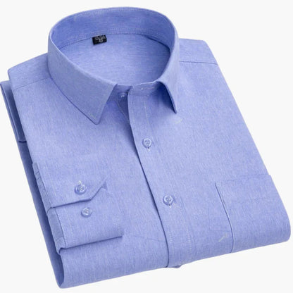 Chemise habillée à rayures pour homme - Élégance professionnelle et style moderne