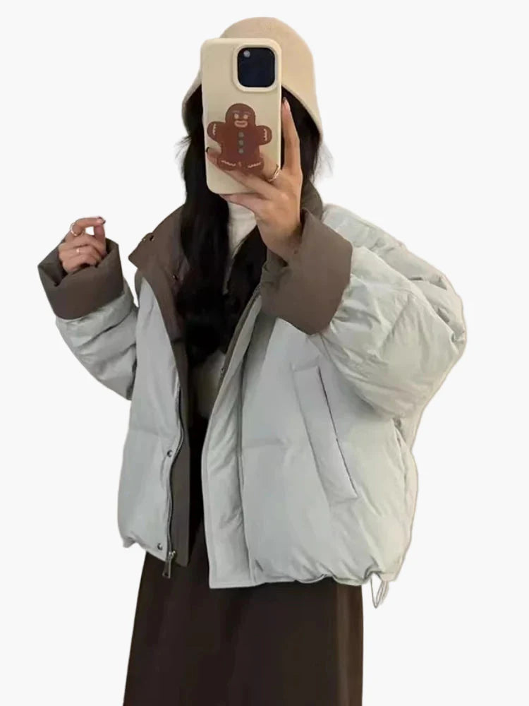 Veste matelassée décontractée pour femme style urbain hiver