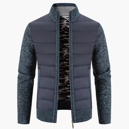 Veste décontractée pour homme style urbain à manches longues avec fermeture éclair