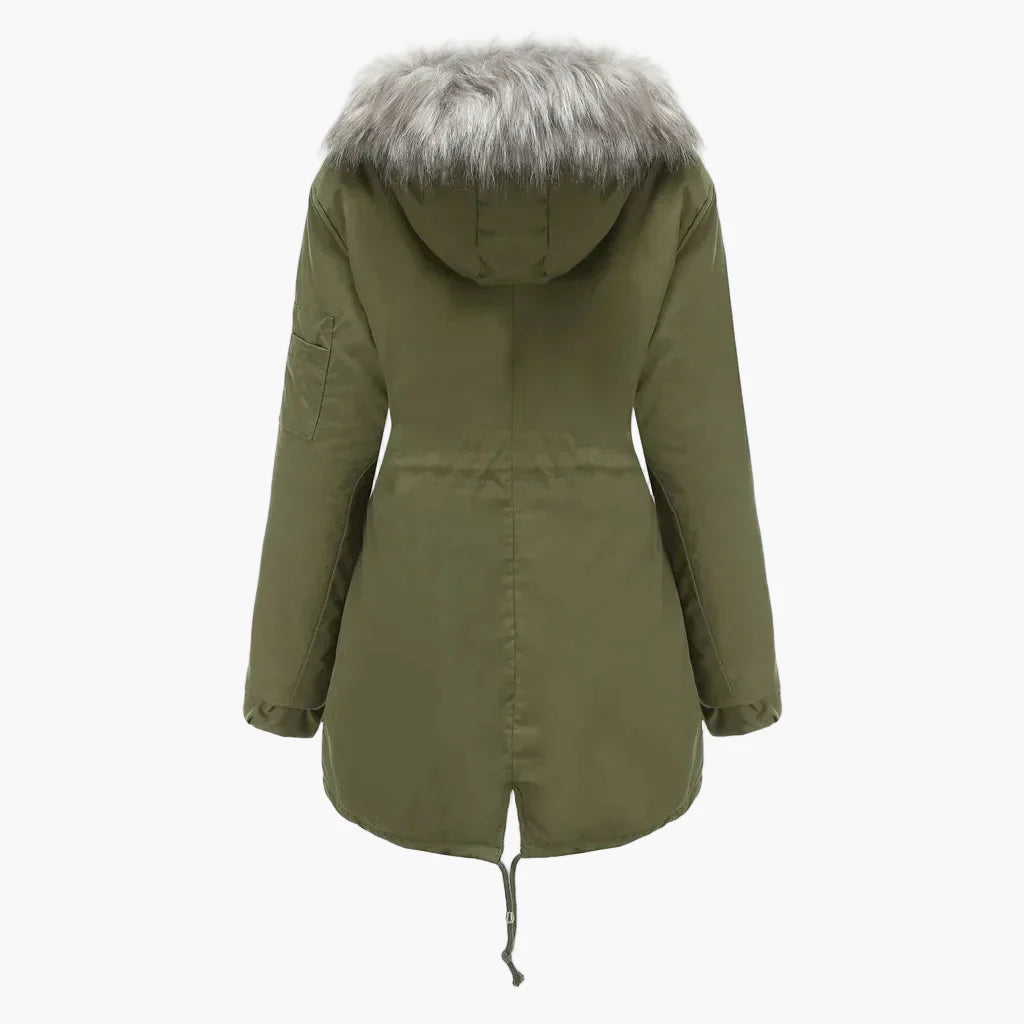 Parka d'hiver à capuche pour femme – Style élégant et chaud pour l'hiver