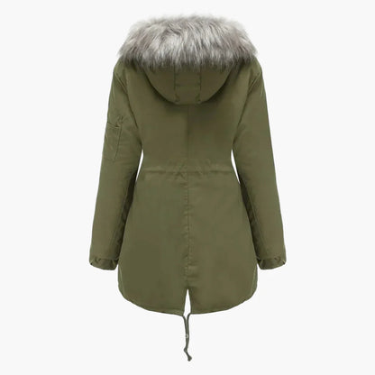 Parka d'hiver à capuche pour femme – Style élégant et chaud pour l'hiver