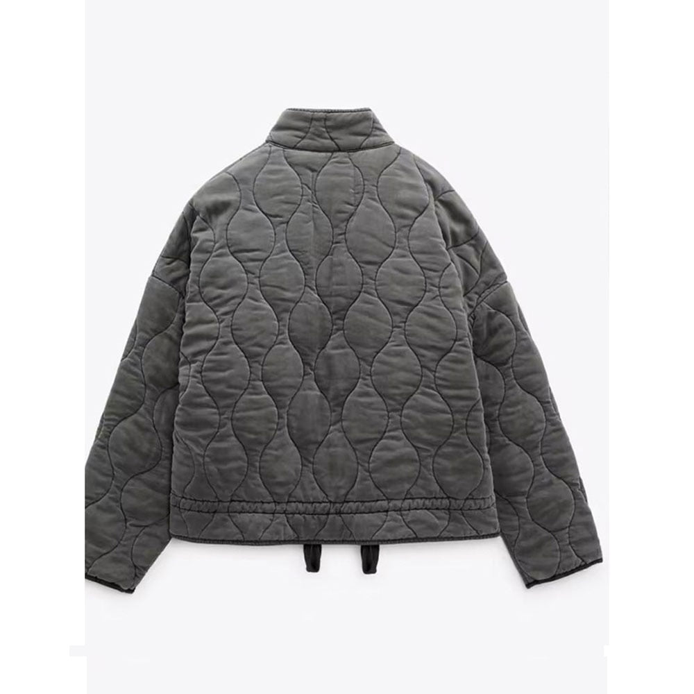 Veste matelassée oversize femme style casual hiver 2024