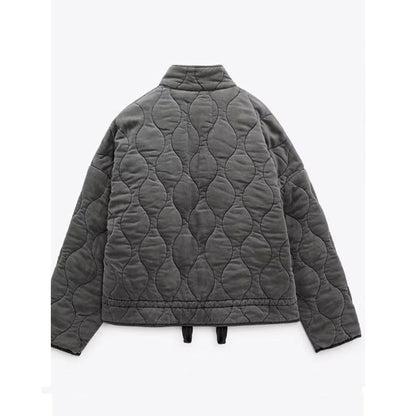 Veste matelassée oversize femme style casual hiver 2024