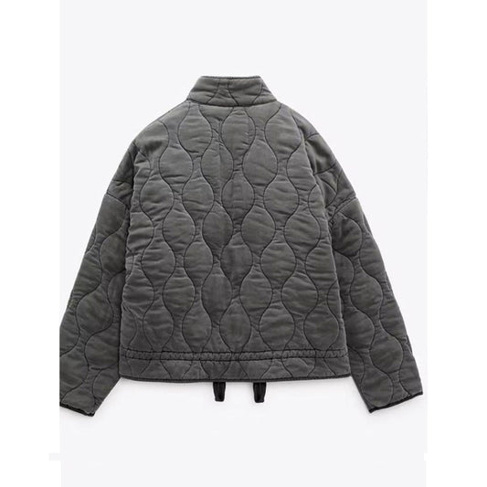 Veste matelassée oversize femme style casual hiver 2024