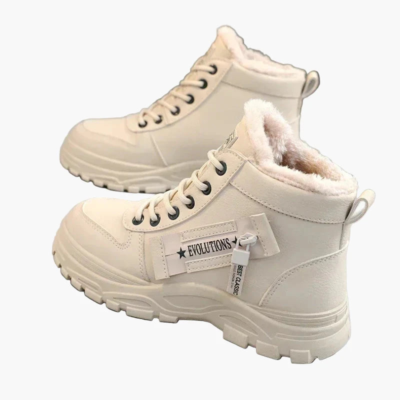 Baskets montantes d'hiver pour femmes - Style urbain chaud et tendance