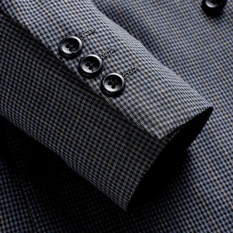 Veste de costume homme élégante style affaires, coupe moderne, idéale pour bureau et événements formels