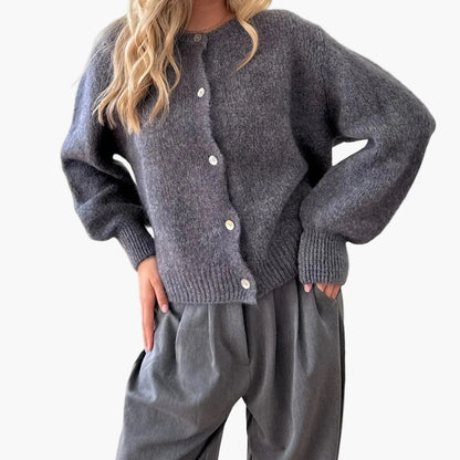 Cardigan ample décontracté pour femme – Style urbain chic et confortable