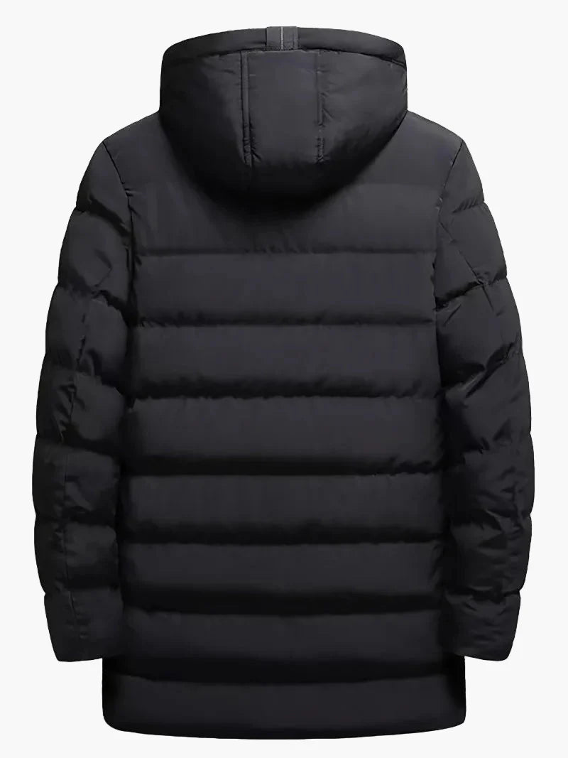 Manteau long d'hiver homme style parka urbaine polyvalente pour usage quotidien et activités extérieures