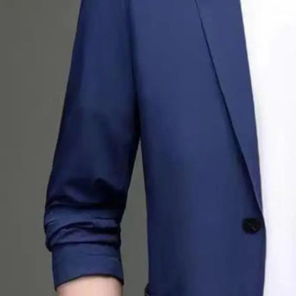 Blazer décontracté pour homme style moderne, idéal pour les occasions professionnelles et quotidiennes