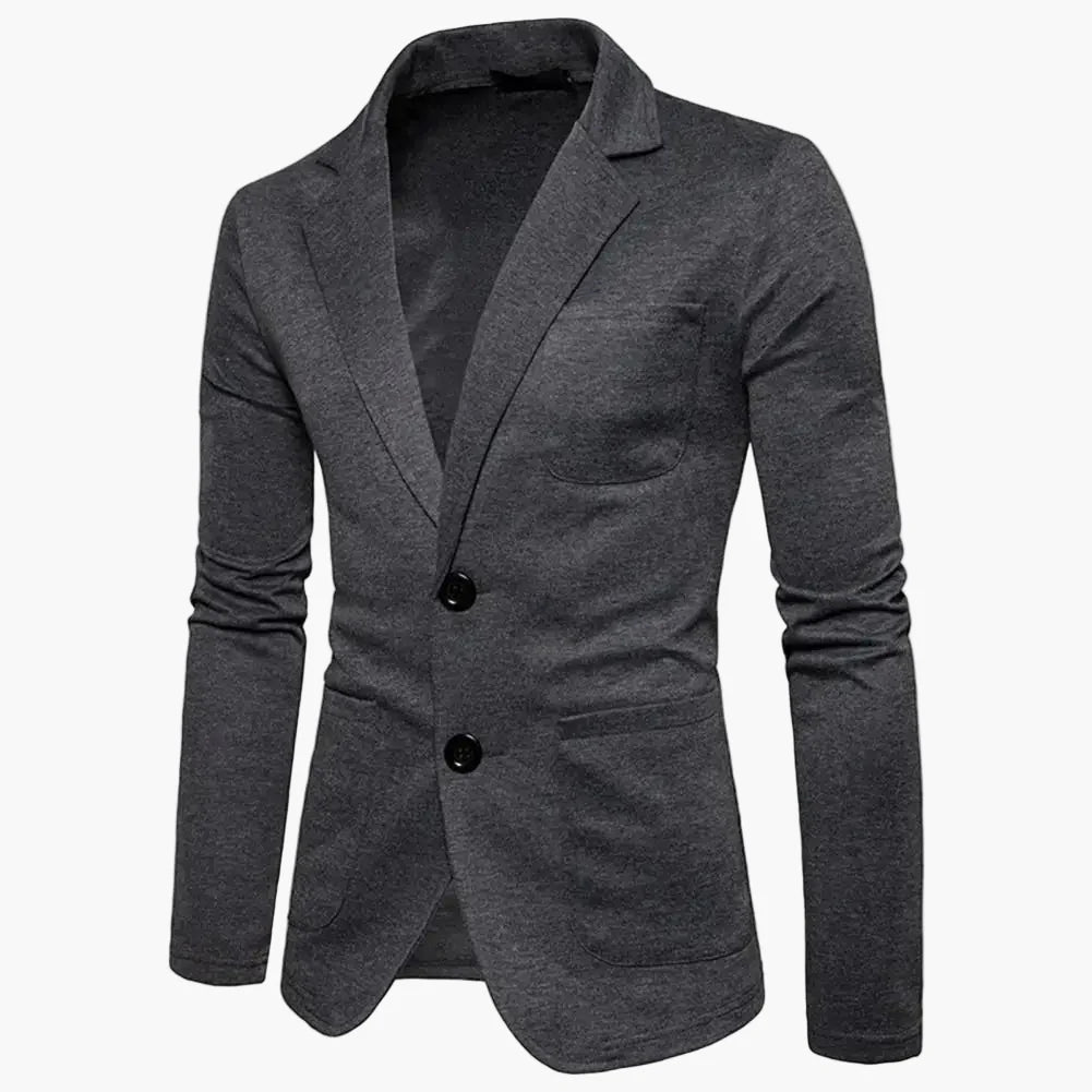 Veste blazer décontractée homme style moderne pour affaires ou loisirs