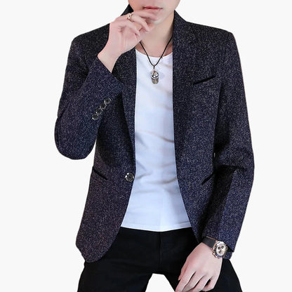 Blazer décontracté homme style urbain chic pour occasions et sorties
