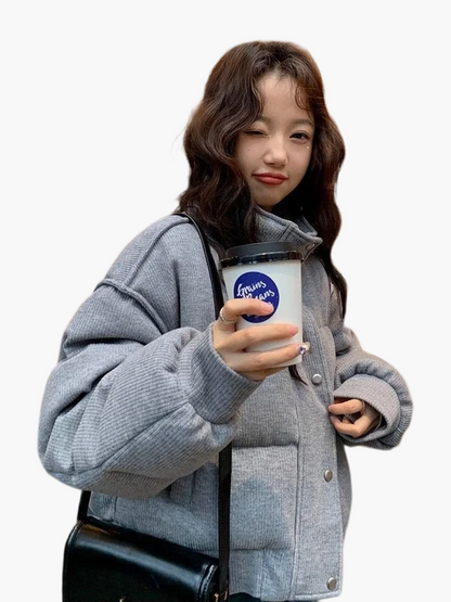 Veste matelassée style décontracté pour femme – Idéale pour l'automne et l'hiver