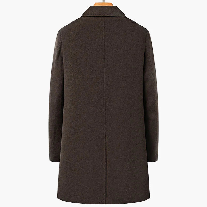 Manteau Classique à Double Boutonnage pour Homme Style Élégant d'Hiver