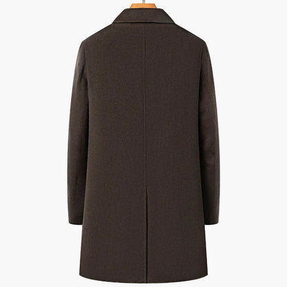 Manteau Classique à Double Boutonnage pour Homme Style Élégant d'Hiver