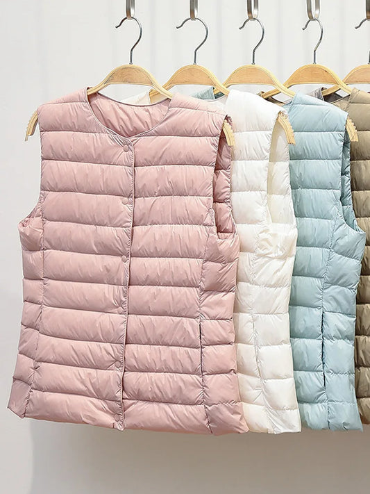 Kim – Gilet Ultraléger en Duvet pour Femme