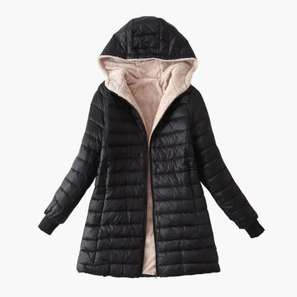Manteau d'hiver matelassé à capuche pour femme, style urbain décontracté