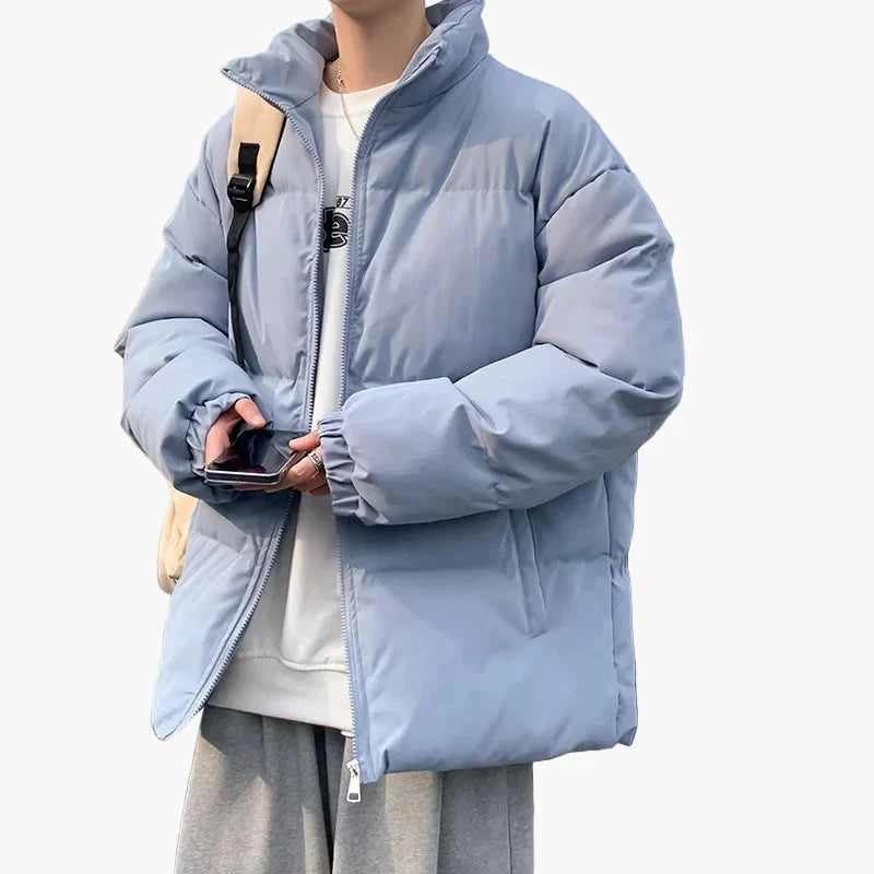 Veste matelassée décontractée style coréen pour homme – Idéale pour étudiants et usage quotidien