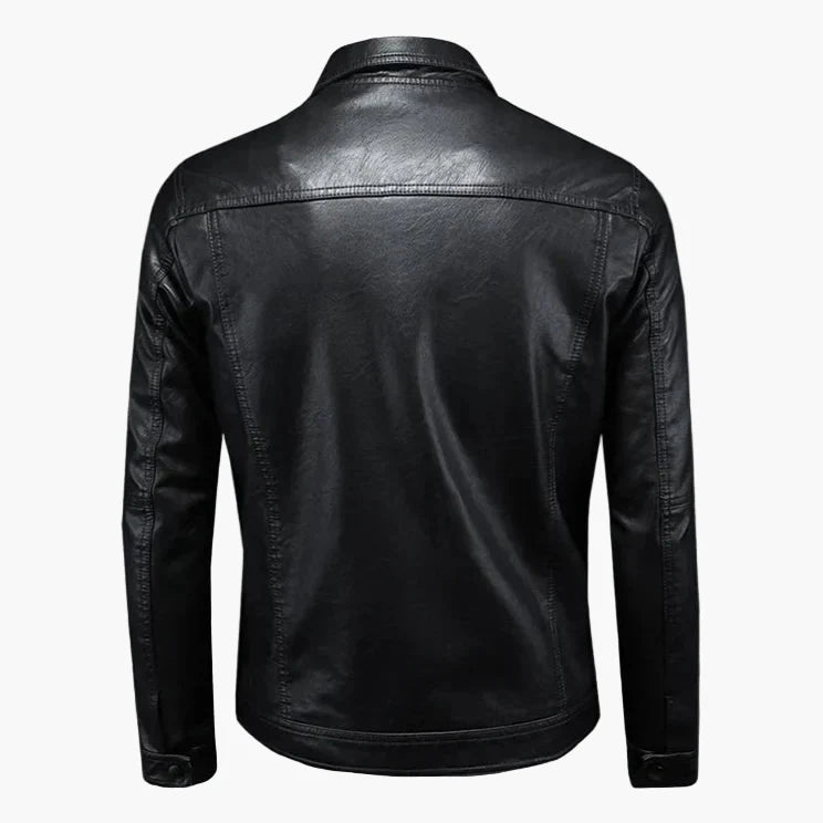 Veste homme style moto coupe moderne pour look urbain et élégant