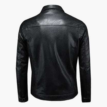 Veste homme style moto coupe moderne pour look urbain et élégant