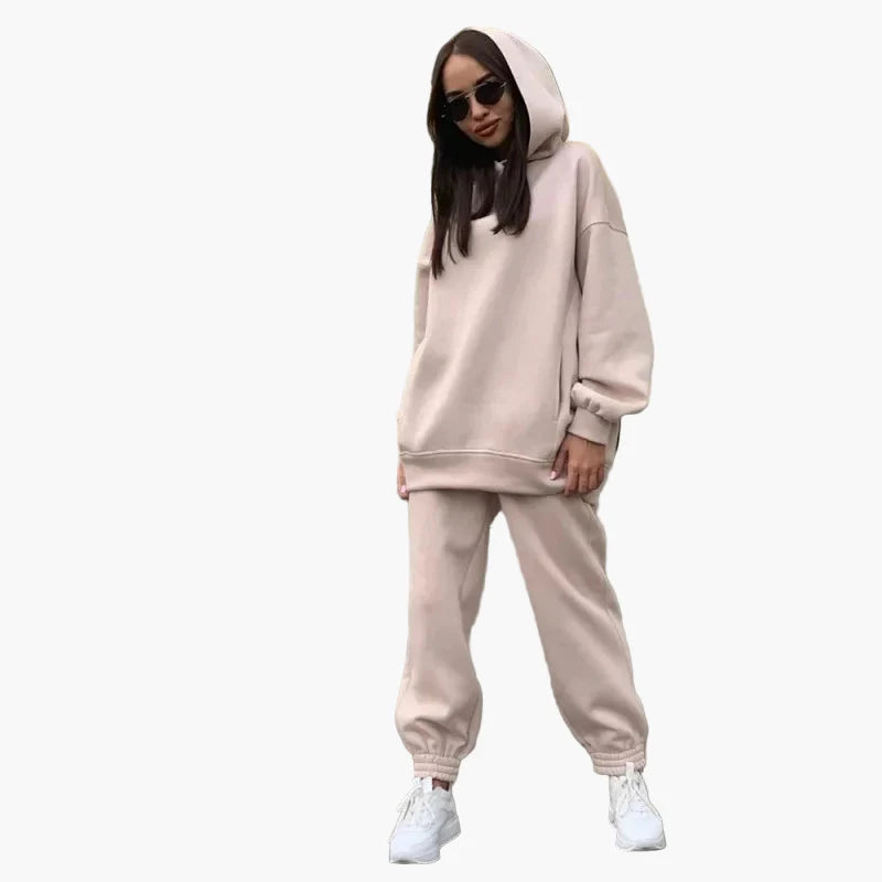 Ensemble Jogging Oversize Femme Style Décontracté Urbain