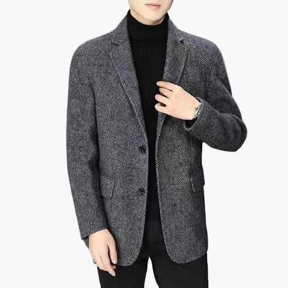 Blazer Homme Élégant Style Décontracté pour Affaires et Sorties