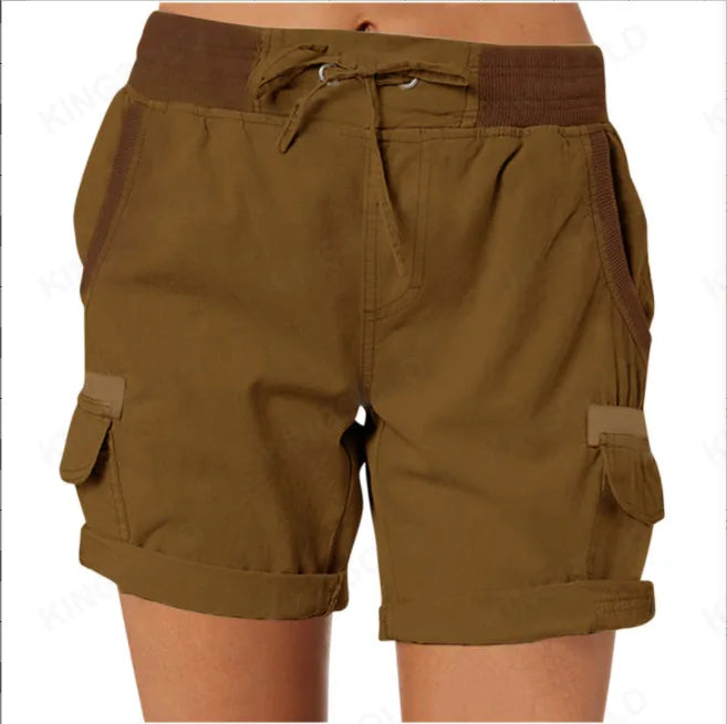 Kate – Shorts Cargo en Coton et Lin pour Femme