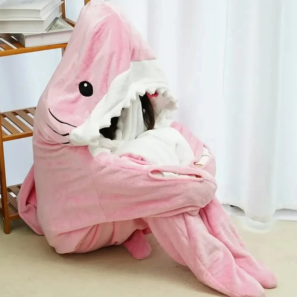 Georgina – Combinaison Pyjama Requin à Capuche