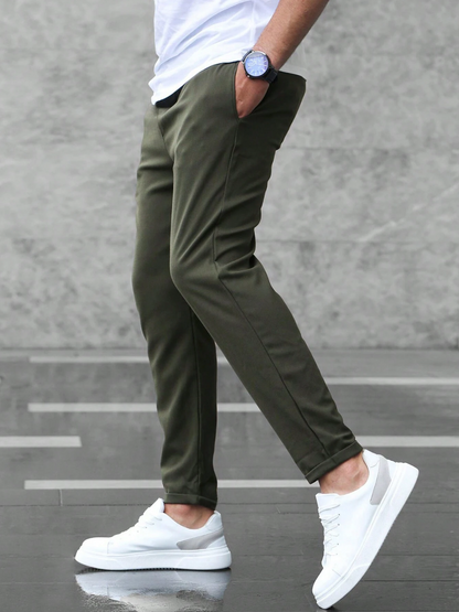 Pantalón jogger para hombre estilo urbano informal, corte moderno, ideal para el día a día y el ocio