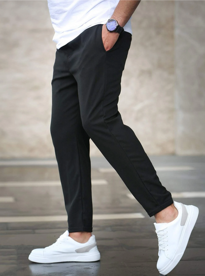 Pantalón jogger para hombre estilo urbano informal, corte moderno, ideal para el día a día y el ocio