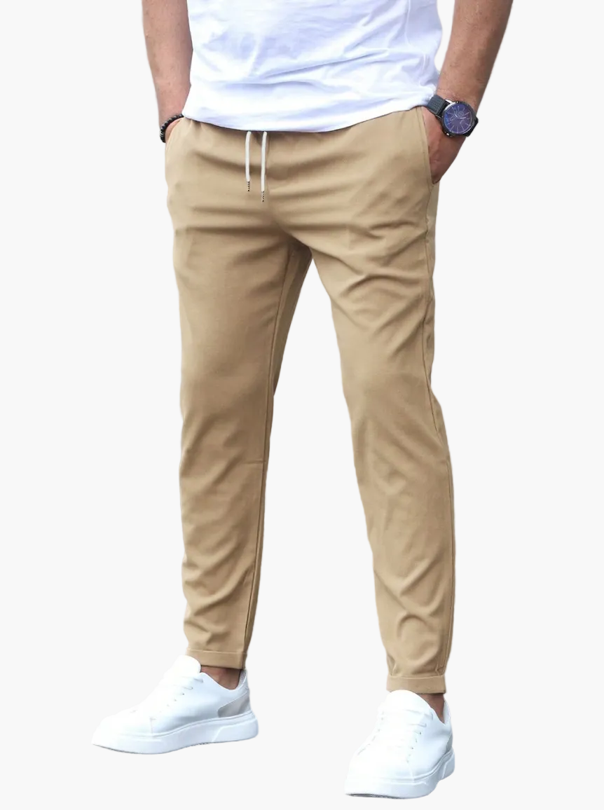 Pantalón jogger para hombre estilo urbano informal, corte moderno, ideal para el día a día y el ocio
