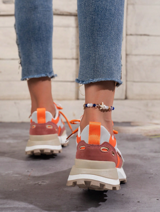 Megan – Baskets à blocs de couleurs