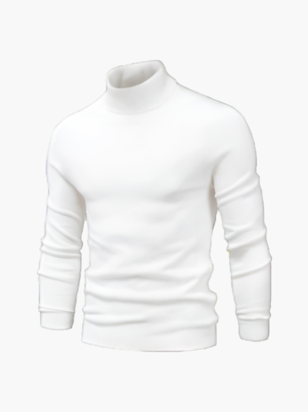 Pull à Col Roulé Élégant pour Homme – Style Moderne et Polyvalent
