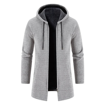 Thomas – Manteau Long d'Hiver pour Hommes avec Capuche Élégante