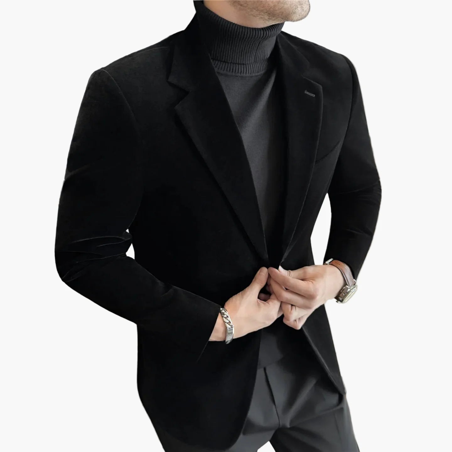 Blazer homme élégant style business casual pour occasions formelles et professionnelles