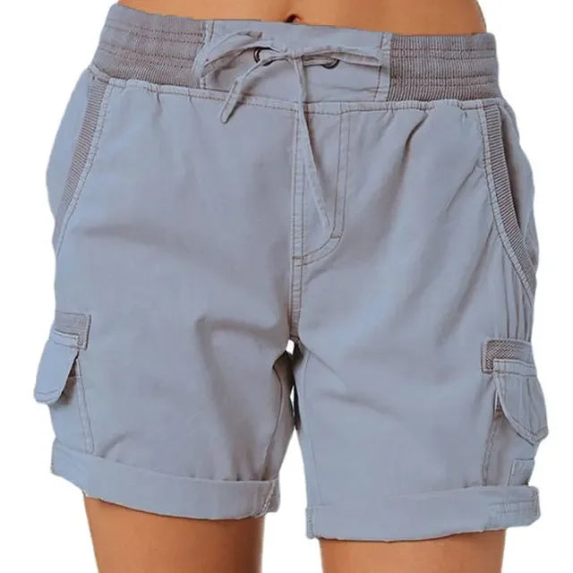 Kate – Shorts Cargo en Coton et Lin pour Femme