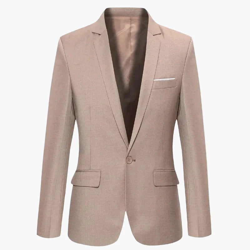 Veste de costume homme élégante coupe slim pour affaires et occasions formelles