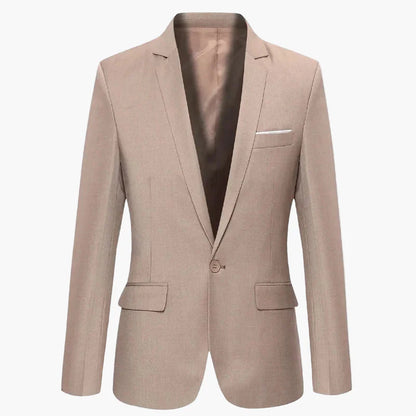 Veste de costume homme élégante coupe slim pour affaires et occasions formelles