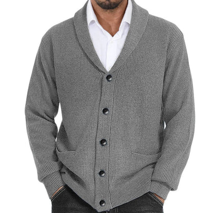 Malcolm – Cardigan Vintage Décontracté pour Homme