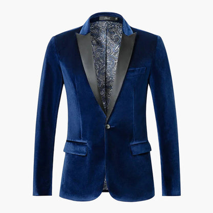 Veste de soirée homme style smoking, coupe élégante pour occasions formelles