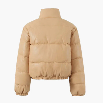 Veste doudoune courte matelassée style urbain pour femme