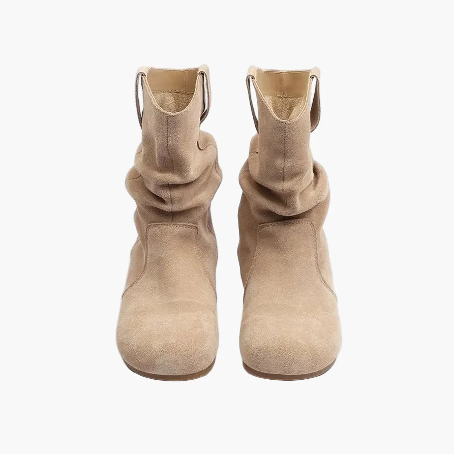 Bottes plates femme style décontracté pour automne et hiver