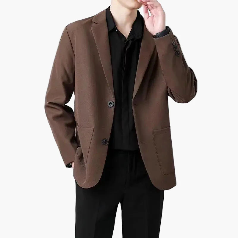 Veste blazer décontractée pour homme style urbain élégante