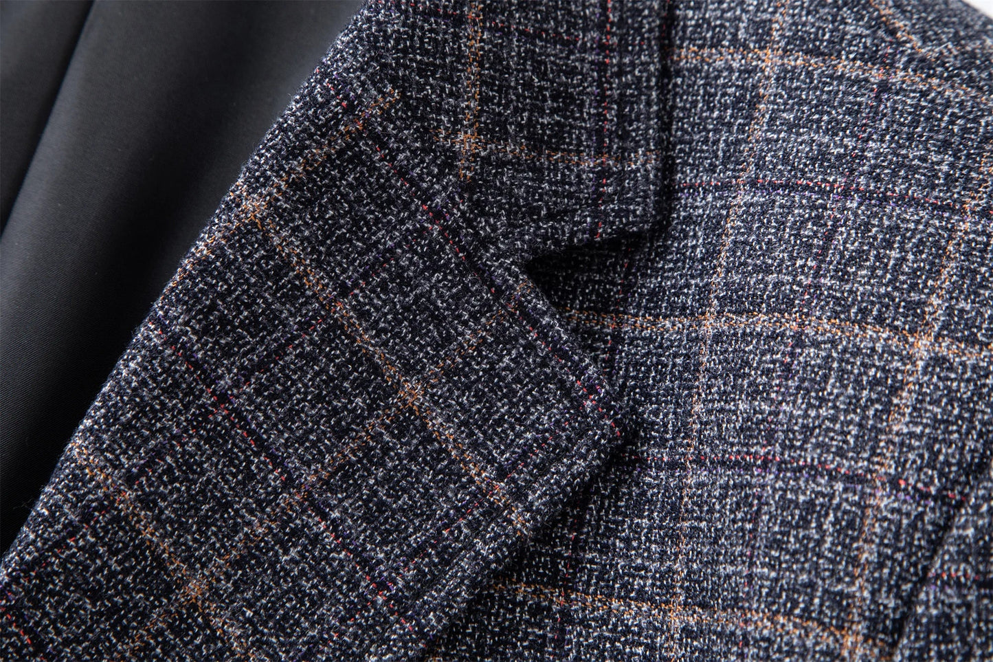 Veste Blazer Décontractée Homme Carreaux Style Élégant Pour Affaires et Quotidien