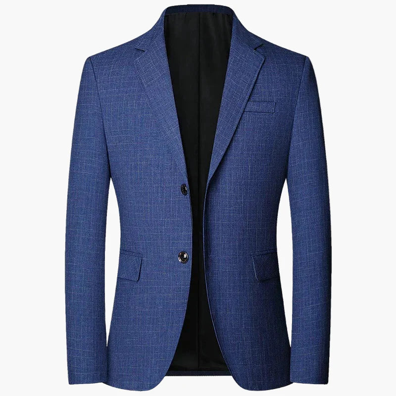 Veste Blazer Homme Élégant Style Carreaux Pour Affaires et Occasions Formelles