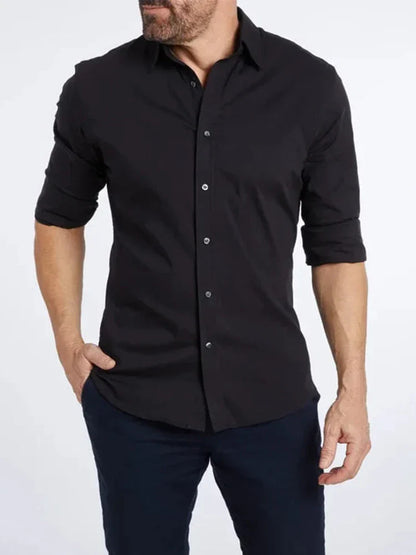 Richard – Chemise Slim en Coton pour Hommes